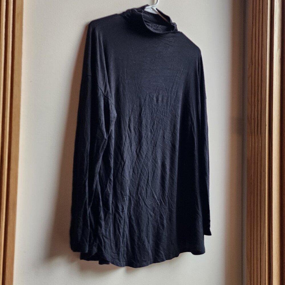 Amazon Black Mock Neck Jersey Size XL